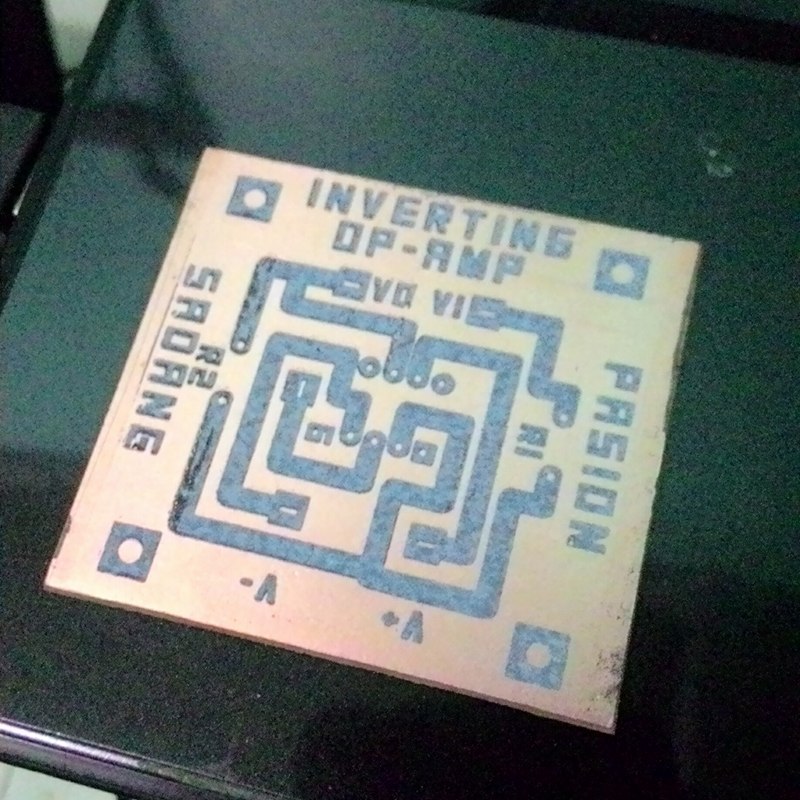 Designing & Etching of Printed Circuit Board (PCB)
